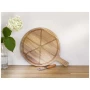 Ensemble pour pizza | Bois d'acacia | Avec 6 rainures et un coupe-pizza | Haute qualité