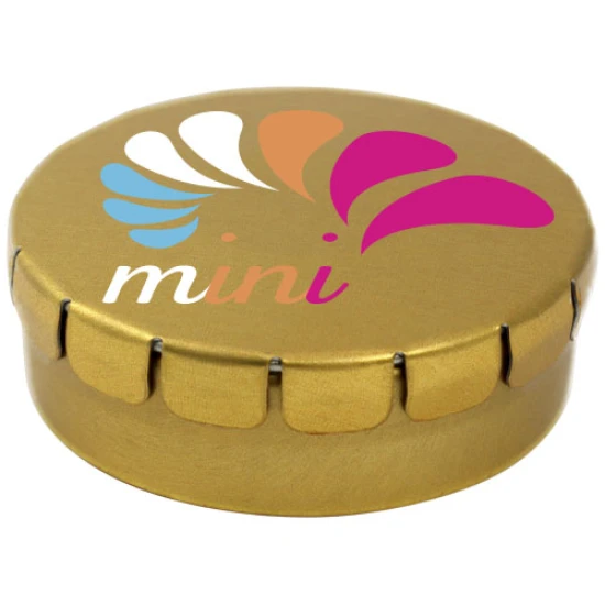 Mini clic clac extra strong sweets box | 27g | Sugar-free | Multiple colours | gold