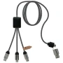 5-in-1 oplaadkabel | rPET | 60 W | Met display | Snelladen