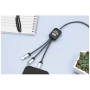 5-in-1 oplaadkabel | rPET | 60 W | Met display | Snelladen