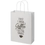 Paper bag | Kraft 120 g/m² | 24x9x32cm | Twisted handles | Made in Europe