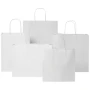 Paper bag | Kraft 120 g/m² | 24x9x32cm | Twisted handles | Made in Europe
