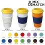 Insulated tumbler | Silicone plastic | 350ml | With grip
