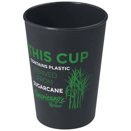 Tumbler | PP & Sugarcane bioplastic | 300ml | Ideal for cold drinks, ice cream & fries | granite