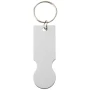 Keyring | Recycled aluminium | 2,30 x 6,50 x 1,00 cm | With trolley coin