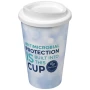 Double walled insulated cup | PP Plastic | 350ml | Antimicrobial technology