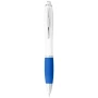 Stylo à bille | Plastique ABS | Corps blanc et grip coloré