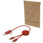 5-in-1 oplaadkabel | Gerecycled ABS | 30 cm | 27W | Snelladen
