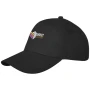 Baseball cap with pre-curved visor | Heavy brushed cotton | 5 panels