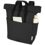 Rolltop laptop backpack | rPET | 15L | 15" laptop compartment