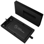 Solar power bank | Rubber & rPET | With light-up logo
