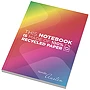 Carnet A5 | Papier recyclé 80 g/m² et carton recyclé 300 g/m² | Couverture souple | 100 feuilles lignées