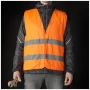 Safety vest | Polyester | XL | For professional use | Large decoration area on the front and back | Meets EU regulation