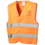 Safety vest | Polyester | XL | For professional use | Large decoration area on the front and back | Meets EU regulation