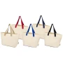 Foldable tote bag | GRS recycled cotton 140 g/m² | 12 L | Sustainable
