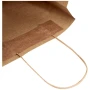 Papieren zak | Kraft 120 g/m² | 24x9x32cm | Gedraaide handvatten | Gemaakt in Europa