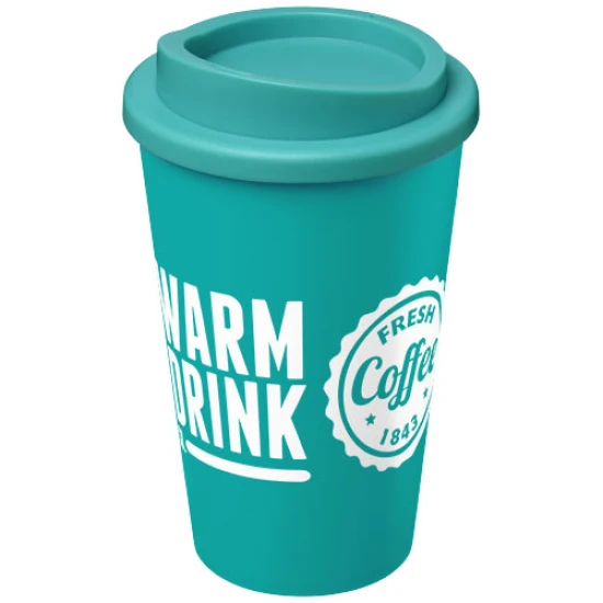Double-wall insulated tumbler | PP Plastic | 350 ml | aqua