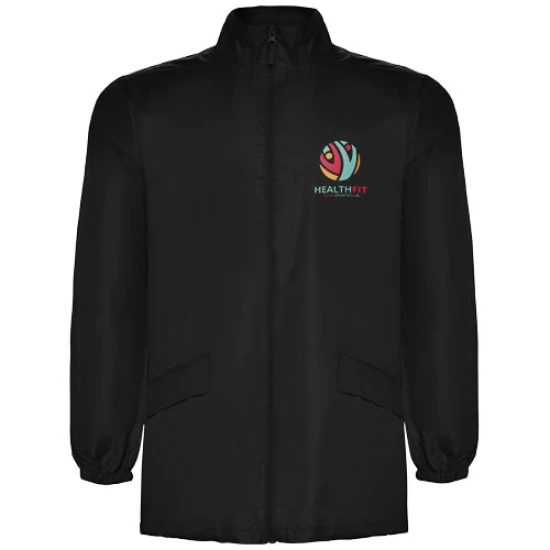 Roly lichtgewicht regenjas | 100% polyester | 70 g/m² | Unise | zwart