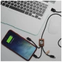 Light-up cable |  ABS & rPET Plastic & Bamboo | Three connectors