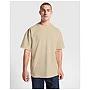 T-shirt unisexe oversize | Coton 270 g/m² | Manches courtes | Col rond large côtelé