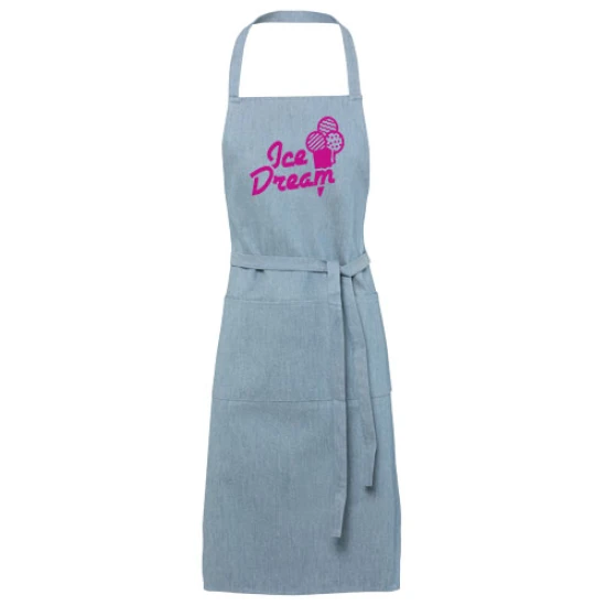 Schort | Gerecycled denim | 2 zakken | Milieuvriendelijk | blauw