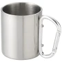 Taza aislada con mosquetón | Acero inoxidable | 200 ml