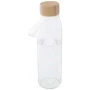 Water bottle | Glass & bamboo | 500ml | Silicone handle | Sustainable
