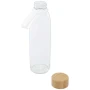 Water bottle | Glass & bamboo | 500ml | Silicone handle | Sustainable