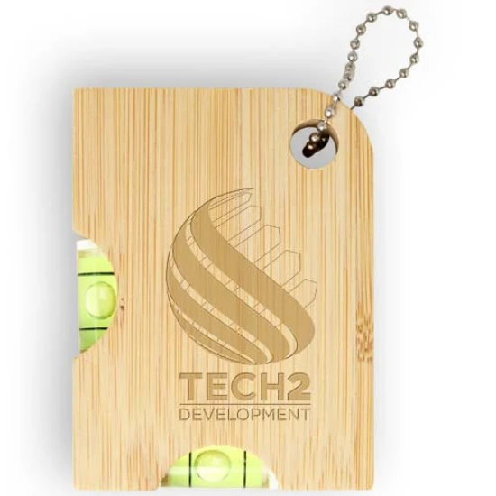 Bottle opener | Bamboo & stainless steel | With spirit level | natural