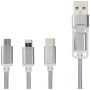 5-in-1 Charging cable | Copper coated aluminum & Polyester | 100cm