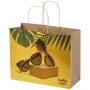 Paper bag | Kraft 120 g/m² | 31x12x25cm | Twisted handles | Made in Europe