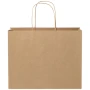 Paper bag | Kraft 120 g/m² | 31x12x25cm | Twisted handles | Made in Europe