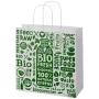 Paper bag | Kraft 120 g/m² | 31x12x31cm | Twisted handles | Made in Europe