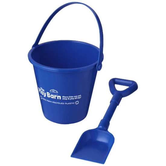 Beach set | Recycled plastic | Beach bucket and spade | blue