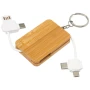 Ladekabel | Bambus | Mit Schlüsselanhänger