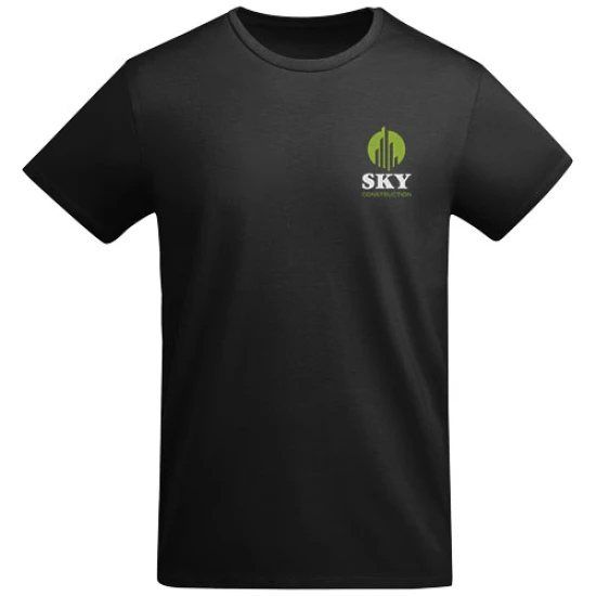 Roly men's t-shirt | 100% organic cotton | 175 g/m² | Short sleeve | solid black