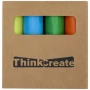 Mini-coffret de surligneurs en plastique recyclé