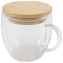 Thermobecher | Glas | 250 ml | Bambusdeckel