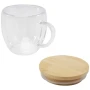 Thermobecher | Glas | 250 ml | Bambusdeckel