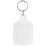 Schlüsselanhänger mit Metall-Schlüsselring | Kunststoff | 4,6 cm x 7,3 cm | Papier einlegen möglich