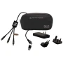 Set de carga de viaje 5 en 1 | Materiales reciclados | 60W | Enchufes intercambiables para EE. UU./UE/Reino Unido