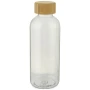 Sports bottle | 100% recycled plastic & bamboo lid | 650ml | Eco-friendly