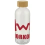 Sports bottle | 100% recycled plastic & bamboo lid | 650ml | Eco-friendly