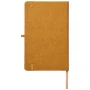 A5 notebook | Cover in leather leftover pieces | 80 sheets | Lined paper