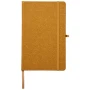 A5 notebook | Cover in leather leftover pieces | 80 sheets | Lined paper