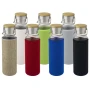Waterfles | Glas | 660 ml | Met neopreen hoes