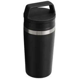 Mug isotherme | Acier inoxydable recyclé | 350 ml | Couvercle en deux parties | Compatible porte-gobelet