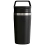 Tazza termica | Acciaio inox riciclato | 350 ml | Coperchio in due parti | Adatta al portabicchieri