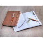 Coffret cadeau | Papier certifié FSC & laiton recyclé | 2 pièces | Encre noire | Haute qualité