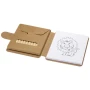 Zeichenblock und Buntstiftset | FSC-zertifiziertes Papier 100 g/m² | 40 Tiermotive | 12 Buntstifte